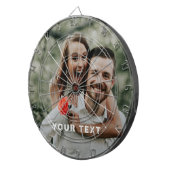 Benutzerdefiniertes Foto Personalisiert-Dart-Mainb Dartscheibe (Vorderseite rechts)