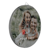 Benutzerdefiniertes Foto Personalisiert-Dart-Mainb Dartscheibe (Vorderseite Links)