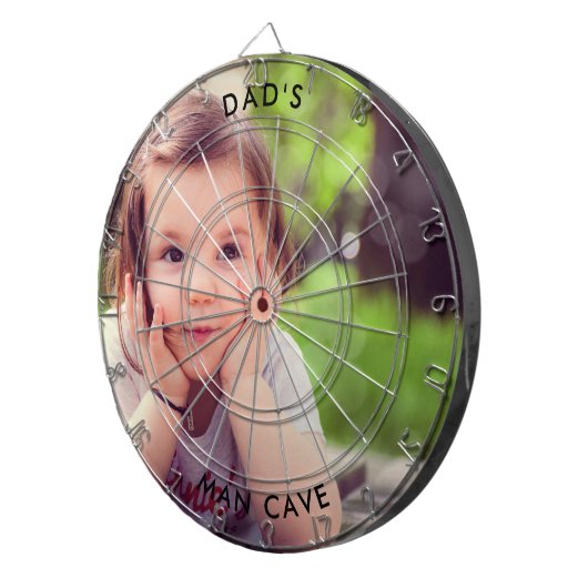Benutzerdefiniertes Foto Personalisiert-Dart-Mainb Dartscheibe (Vorderseite rechts)