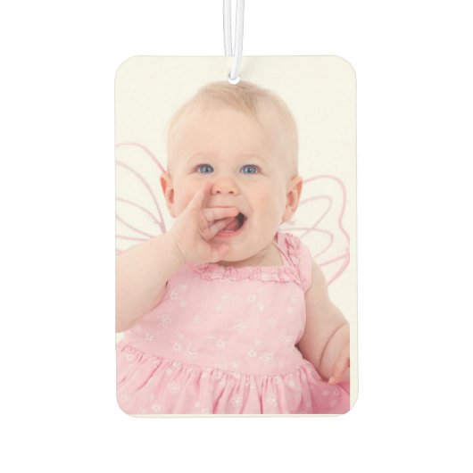 Benutzerdefiniertes Foto Personalisiert Einmalige Autolufterfrischer (Rückseite)