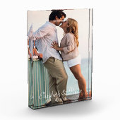 Benutzerdefiniertes Foto, Personalisiert Fotoblock (Links)