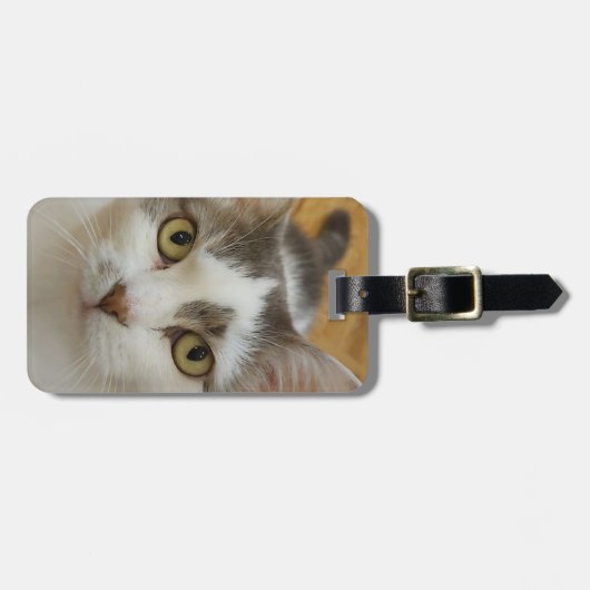 Benutzerdefiniertes Foto Personalisiert Gepäckanhänger (Vorderseite horizontal)