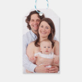 Benutzerdefiniertes Foto Personalisiert Geschenkanhänger (Rückseite)