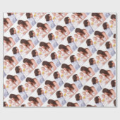 Benutzerdefiniertes Foto Personalisiert Geschenkpapier (Flach)