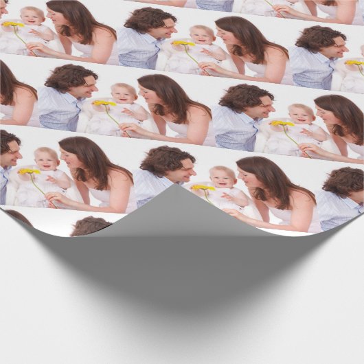 Benutzerdefiniertes Foto Personalisiert Geschenkpapier (Ecke)