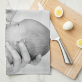 Benutzerdefiniertes Foto Personalisiert Geschirrtuch (Viertel Falte)