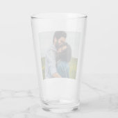 Benutzerdefiniertes Foto personalisiert Glas (Rückseite)