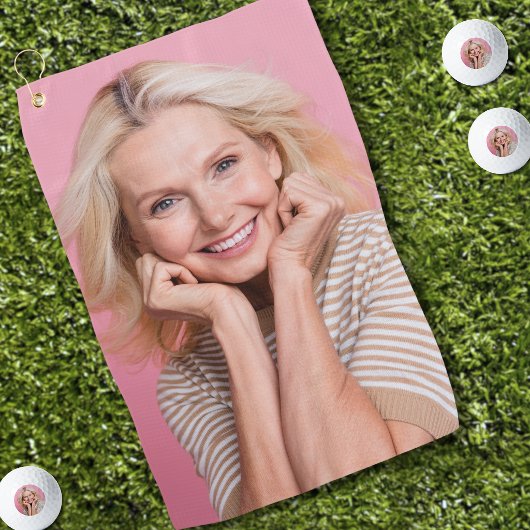 Benutzerdefiniertes Foto personalisiert Golfhandtuch