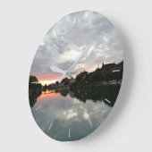 Benutzerdefiniertes Foto Personalisiert Große Wanduhr (Winkel)