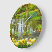 Benutzerdefiniertes Foto Personalisiert Große Wanduhr (Winkel)