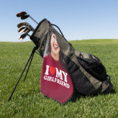 Benutzerdefiniertes Foto Personalisiert I Liebe Me Golfhandtuch (Gras)