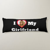 Benutzerdefiniertes Foto Personalisiert I Liebe Me Seitenschläferkissen (Rückseite)