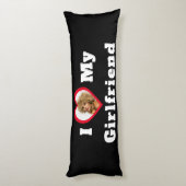 Benutzerdefiniertes Foto Personalisiert I Liebe Me Seitenschläferkissen (Rückseite (Vertikal))