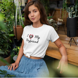 Benutzerdefiniertes Foto Personalisiert I Liebe Me T-Shirt