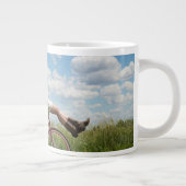 Benutzerdefiniertes Foto personalisiert Jumbo-Tasse (Rechts)