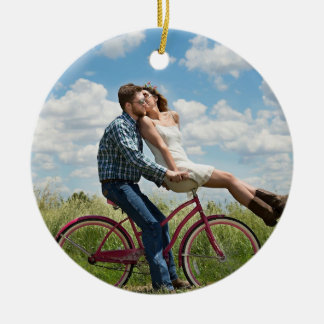 Benutzerdefiniertes Foto personalisiert Keramik Ornament