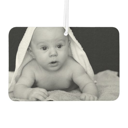 Benutzerdefiniertes Foto Personalisiert mit Rahmen Autolufterfrischer (Rückseite)