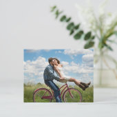 Benutzerdefiniertes Foto personalisiert Postkarte (Stehend Vorderseite)
