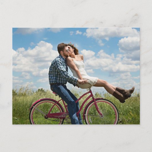 Benutzerdefiniertes Foto personalisiert Postkarte (Vorderseite)
