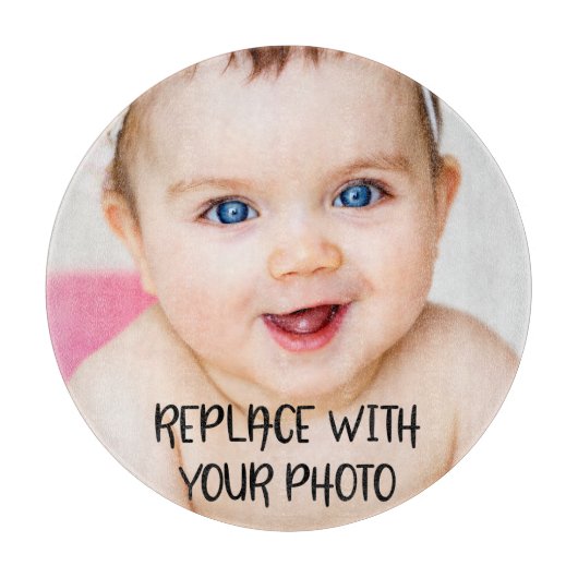 Benutzerdefiniertes Foto personalisiert Schneidebrett (Vorderseite)