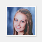 Benutzerdefiniertes Foto Personalisiert Serviette (Vorderseite)