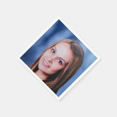 Benutzerdefiniertes Foto Personalisiert Serviette (Ecke)