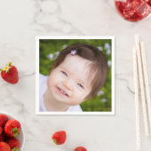 Benutzerdefiniertes Foto personalisiert Serviette (Beispiel)