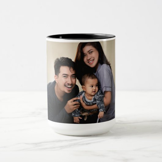 Benutzerdefiniertes Foto personalisiert Tasse (Zentrum)