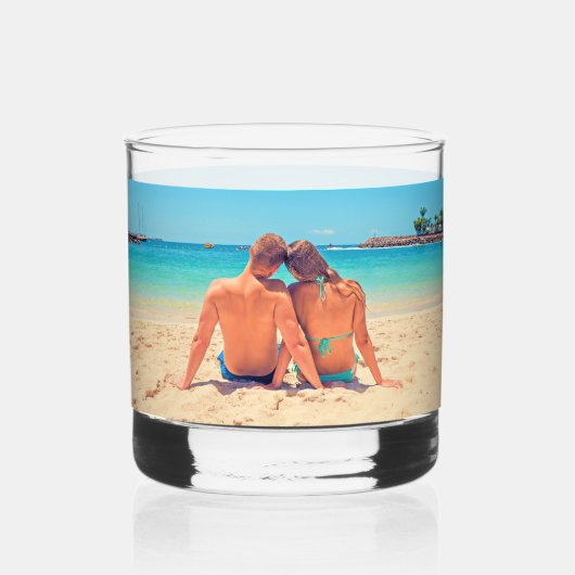 Benutzerdefiniertes Foto Personalisiert Whiskyglas (Vorderseite)