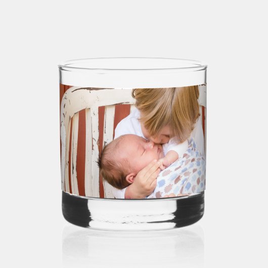Benutzerdefiniertes Foto Personalisiert Whiskyglas (Vorderseite)