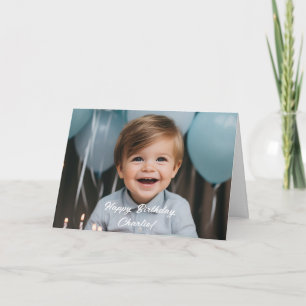 Benutzerdefiniertes Foto personalisierte Familie S Karte