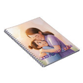 Benutzerdefiniertes Foto Personalisierter Name Bes Notizblock (Rechte Seite)