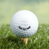 Benutzerdefiniertes Foto – Personalisierter Text Golfball (Insitu T-Shirt)