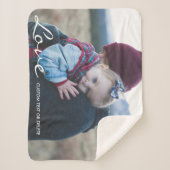 Benutzerdefiniertes Foto Personalisierter Text Mod Sherpadecke (Vorderseite)