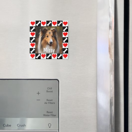 Benutzerdefiniertes Foto Personalisiertes Bild und Magnet (In Situ (Kühlschrank))