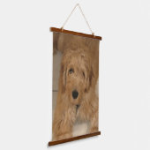 Benutzerdefiniertes Foto personalisiertes Bild ver Wandteppich Mit Holzrahmen (Gewinkelt)