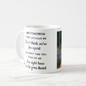 Benutzerdefiniertes Foto Pet Loss Keepake Pet Hund Kaffeetasse (Vorderseite Links)