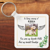 Benutzerdefiniertes Foto Pet Memorial Personalisie Schlüsselanhänger (Vorderseite)