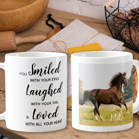 Benutzerdefiniertes Foto Pet Pet Memorial Kaffeetasse
