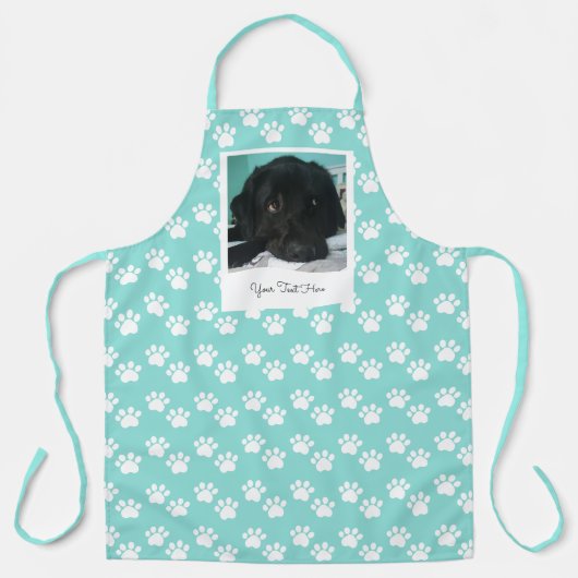 Benutzerdefiniertes Foto/Pet und Text Schürze (Vorderseite)