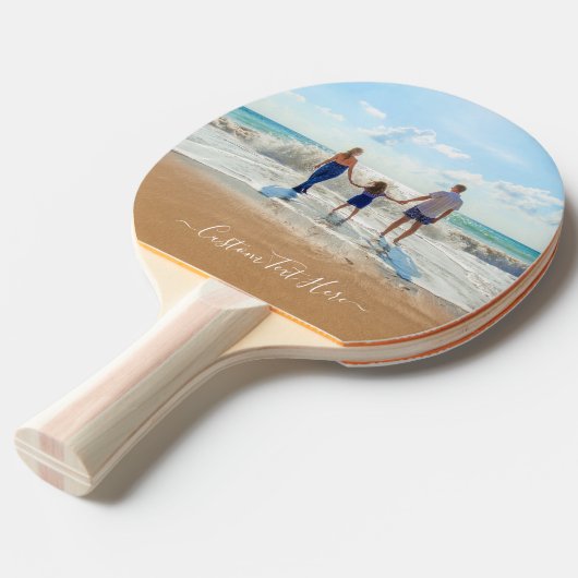 Benutzerdefiniertes Foto Ping Pong Paddel Ihr eige Tischtennis Schläger (Vorderseite)