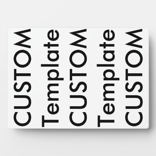 Benutzerdefiniertes Foto Plaque 5" x 7" mit Easel Fotoplatte (Vorderseite)