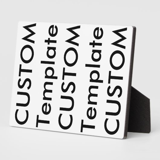 Benutzerdefiniertes Foto Plaque 5" x 7" mit Easel Fotoplatte (Seite)