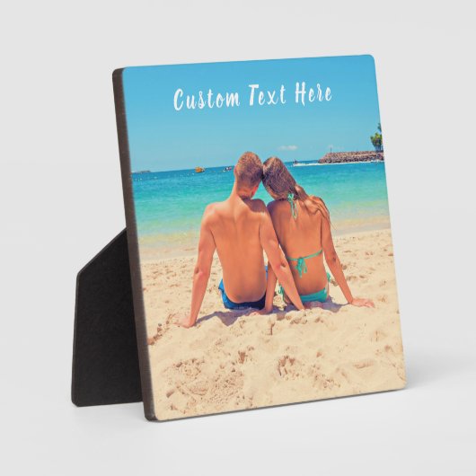 Benutzerdefiniertes Foto-Plaque-Geschenk mit Ihren Fotoplatte (Vorderseite)