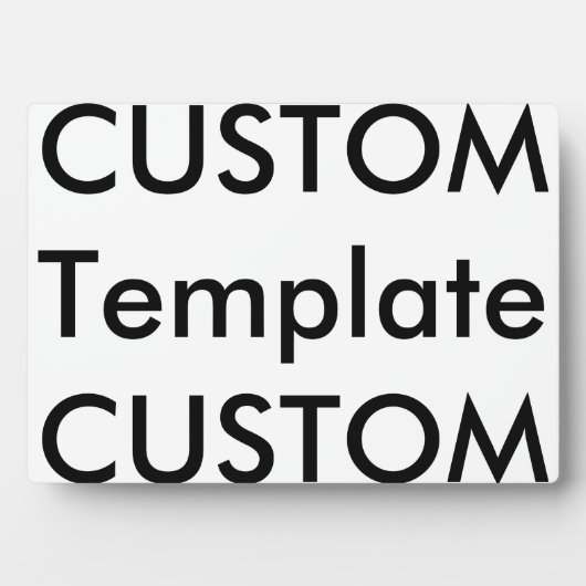 Benutzerdefiniertes Foto Platine Plaque 10" x 8" m Fotoplatte (Vorderseite)