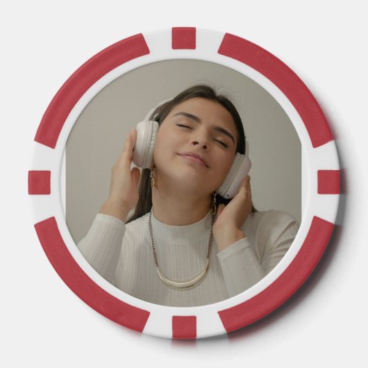 Benutzerdefiniertes Foto Pokerchips (Vorderseite)