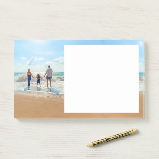 Benutzerdefiniertes Foto Post-it Klebezettel (Auf Schreibtisch)