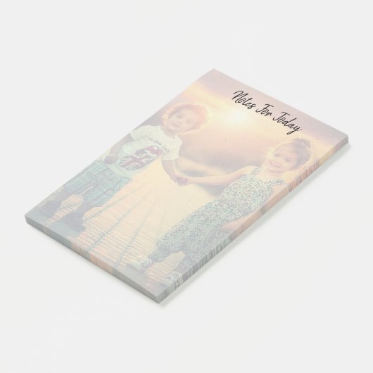 Benutzerdefiniertes Foto Post-it Klebezettel (angewinkelt)