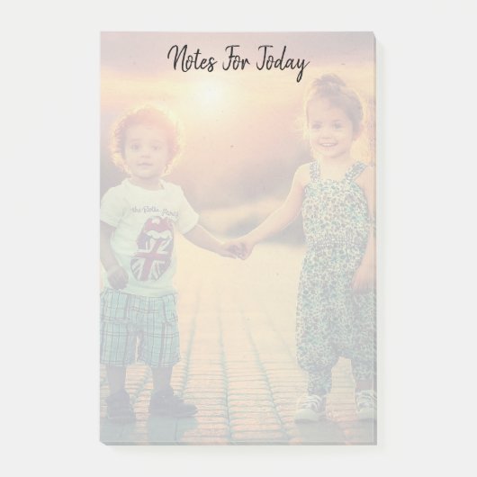 Benutzerdefiniertes Foto Post-it Klebezettel (Vorderseite)