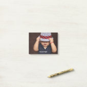 Benutzerdefiniertes Foto Post-it Klebezettel (Auf Schreibtisch)